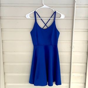 Elegant cobalt dress